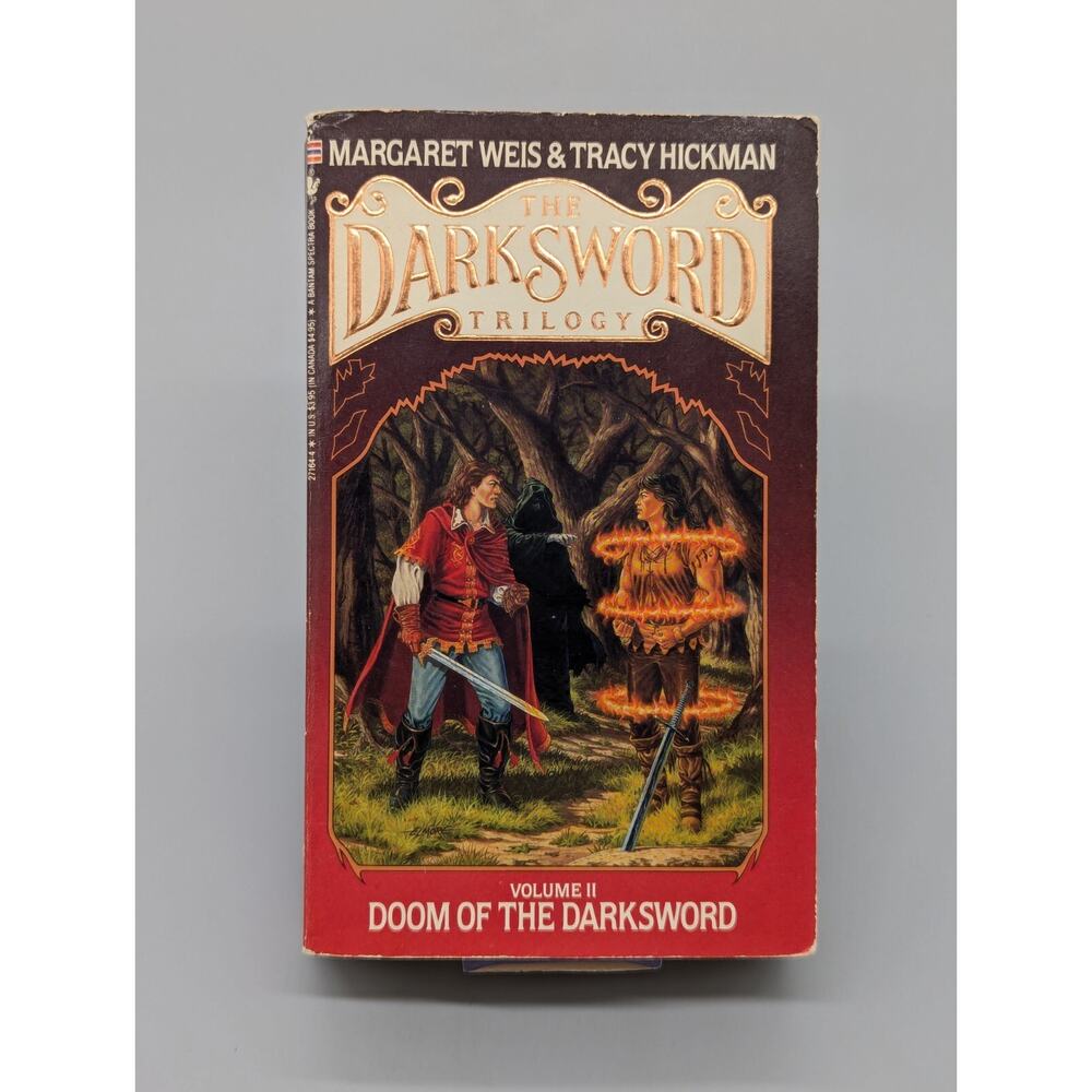 Doom of the Darksword The Darksword Trilogy Vol. 2 First Edition Paperback Book